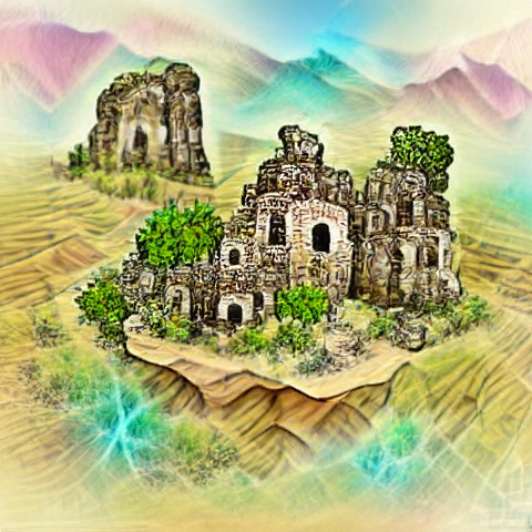 An enchanted ruin in the kingdom of Larion